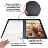 Americanflat 12x18 Poster Frame in Black - Quick Change Storage Frame Holds 35 Photos - 4 of 4