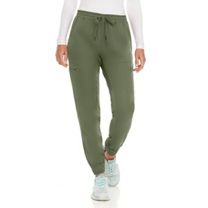 Medichic Women's Seven Pocket Cargo Scrub Pants Joggers with 4-Way Stretch - 1 of 4