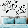 Unique Bargains Bedroom Branch Bird Self-stick Artificial Wall Decal 1 Pc - 4 of 4