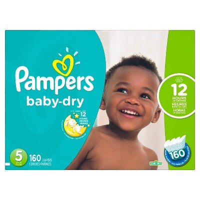 target pampers diapers size 5