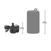 Design Toscano Ul-Listed, Indoor/Outdoor, 120 Gph Pump Kit - Black - 2 of 2