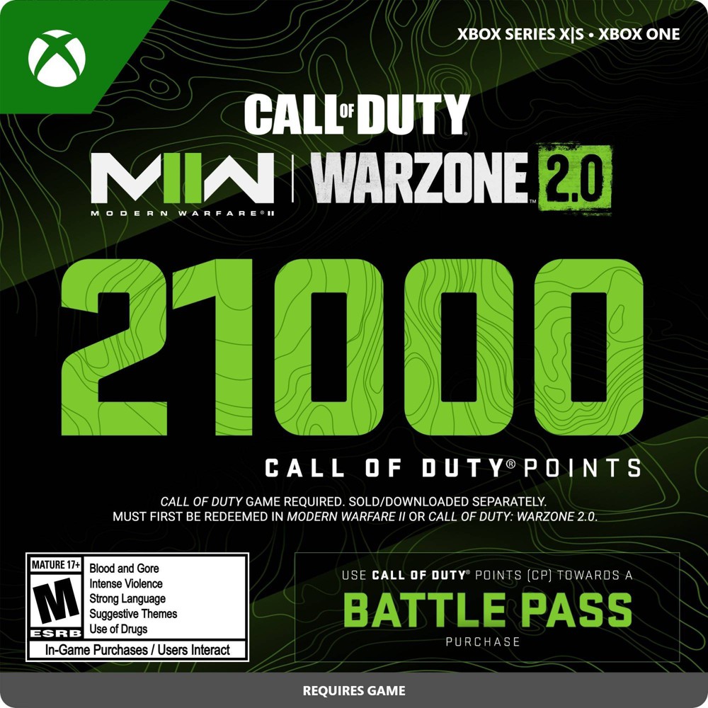 Photos - Game Call of Duty Points - 21,000 Virtual  Currency - Xbox (Digital)