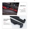 Itopfox 2PCS Car Seat Gap Filler Organizer for Holding Phone, Key, Purse - Universal Fit for Car, Truck, SUV Interior Accessories (Black) - 3 of 4