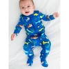 RuggedButts SoftSnooze Baby Boys One Piece Footie Pajamas - 4 of 4