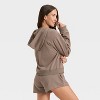 Women's Fleece Zip-Up Sweatshirt - Auden™ - 2 of 4