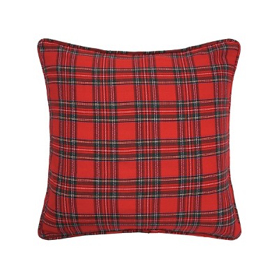 C&F Home 20" x 20" Arlington Red Plaid Christmas Throw Pillow