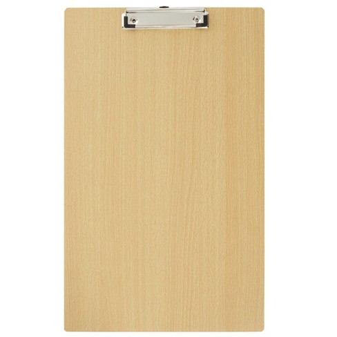 Juvale Extra Large 11x17 Clipboard with Low-Profile Clip, Wooden Vertical Clip Board - image 1 of 4