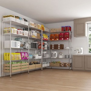 Karl Home 5-Tier Steel Height -Adjustable Storage Rack Heavy Duty Shelving Unit - 1 of 4