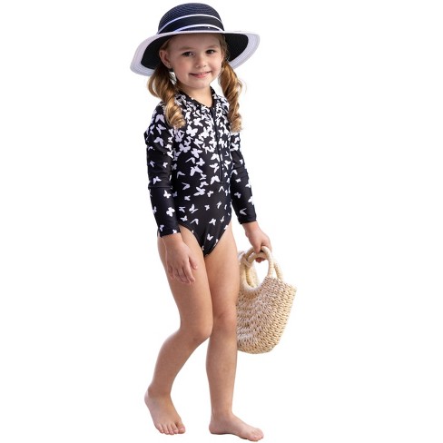Girls It's a Diva Thing Rash Guard One Piece Swimsuit - Mia Bell Girls,  2T/3T