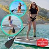 SereneLife Adjustable SUP Stand Up Paddle - Ergonomic T-Grip, Fiberglass Shaft, 67.3"-86.1" Adjustable, Blade - 4 of 4