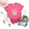 Simply Sage Market Coquette Cottontail Bunny Club Short Sleeve Tee - 3 of 4