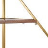 Kate and Laurel Melora Diamond Wood Accent Shelf, 24x38x17, Walnut Brown and Black - 3 of 4