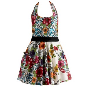Design Imports Vintage Floral Apron - 1 of 3