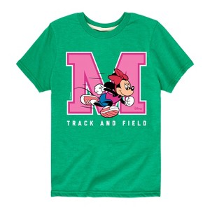 Boys' - Disney - Minnie Track And Field Short Sleeve Graphic T-Shirt - 1 of 4