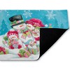 Stupell Industries Vintage Snowman Family Printed Outdoor Door Mat, design by Diane Kater, 18"x30" - 2 of 4