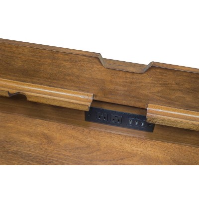 Hartford Brown Adjustable Height Electric Standing Desk