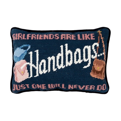 C&f Home 8 X 12 Girlfriends Are Like Needlepoint Pillow : Target