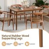 BestMasssage 47 Inch Dining Table Modern Wood KitchenTable with Tapered Legs - 4 of 4