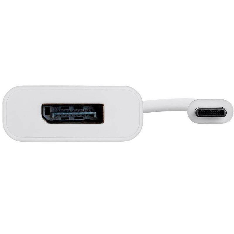 Monoprice USB-C to DisplayPort Adapter - White, Supports Resolution 4K @60hz, Portable, Plug & Play - Select Series, 3 of 4