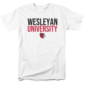 Men's Wesleyan University Official Stacked T-Shirt - 1 of 4