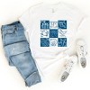 Simply Sage Market Nautical Chart Blue Short Sleeve Tee - 3 of 4