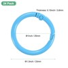 Unique Bargains Metal Spring O Rings Zinc Alloy Durable Multipurpose Lightweight Buckle - 3 of 4
