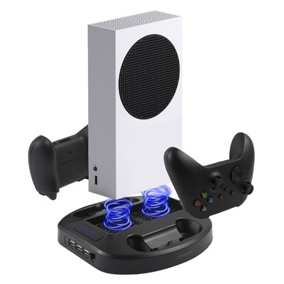 Insten Vertical Stand & Charger For Ps5 Console & Controllers With Cooling  Fan, Charging Station With 3 Usb Hubs & 14 Game Storage Holders : Target