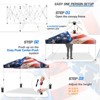 EAGLE PEAK 10x10 Pop Up Canopy Instant Tent w/ 4 Weight Bags - 4 of 4