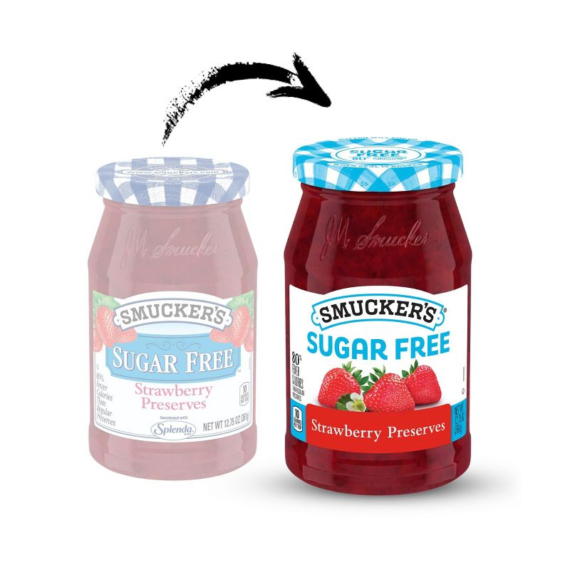 Smucker&#39;s Strawberry Sugar Free Preserves - 12.75oz, 3 of 8