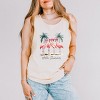 Simply Sage Market Hello Summer Flamingos Garment Dyed Tank - 2 of 3