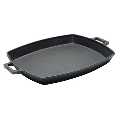 Bayou Classic 16 Inch Oven Safe Cast Iron Skillet Cooking Pot : Target