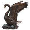 Design Toscano Grace and Beauty Grand Swan Cast Bronze Garden Statue - 3 of 4