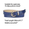 INSPIRE CHIC Women's Alligator Embossed Belts Leather Waist Alloy Pin Buckle Belt - 3 of 4