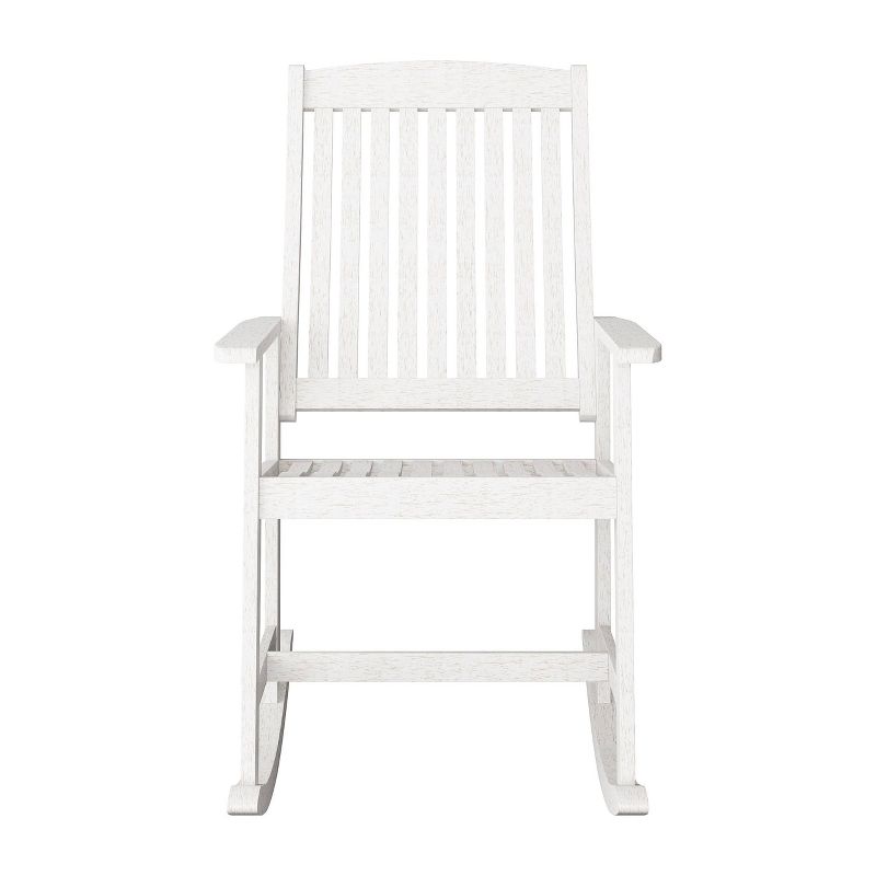 Outdoor Rocking Chair - Whitewash - CorLiving, 2 of 11