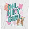 Squishmallows Oh, Hey Girl Youth White Crew Neck Short Sleevve Tee - 2 of 3