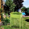 Costway 24'' x12'' Outdoor Elevated Garden Plant Stand Raised Tall Flower Bed Box - image 4 of 4