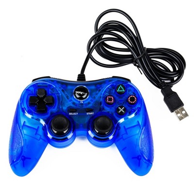 blue playstation 3 controller