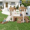 BABYYER 8-1 Toddler Climber and Slide Set,  Indoor Outdoor Toddler Playset with Basketball Hoop, Play Combination for Babies,Indoor& Outdoora - 2 of 4