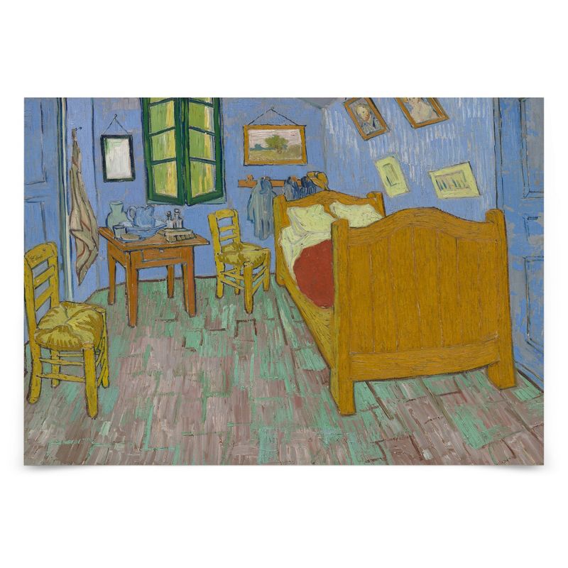 Americanflat The Bedroom by Vincent Van Gogh Modern farmhouse Wall Art, 1 of 7