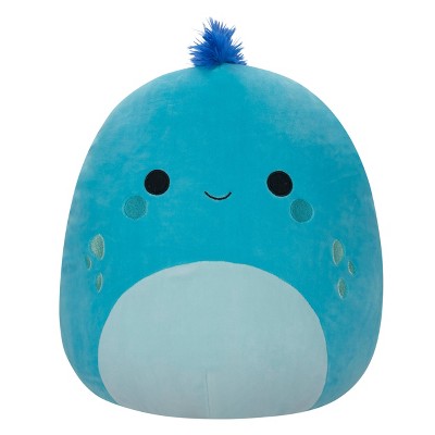 Squishmallows 16" Digimon Cyan Blue Iguana with Blue Hair