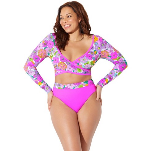 Plus Size Two Timing Medium Control Reversible Bodysuit : :  Clothing, Shoes & Accessories