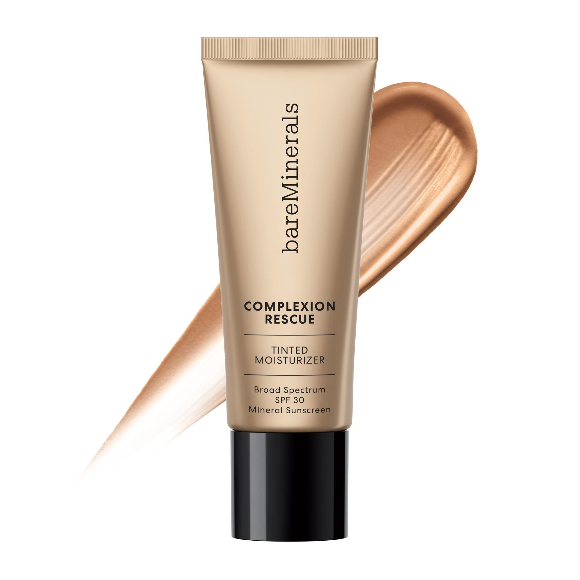 bareMinerals COMPLEXION RESCUE Tinted Moisturizer with Hyaluronic Acid and Mineral SPF 30 - Terra 8.5, 1.18oz