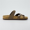 CUSHIONAIRE Luna Cork Footbed Women's Sandals-Comfortable Slip-On Slides with Adjustable Straps & Memory Foam|Beach Essential Summer Sandals for Women - 4 of 4