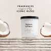 Maison&Muse Glass Premium Scented Candle - Brigitte Fresh Coconut & Sea Salt - 9.5oz - 2 of 4