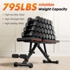 Sevobal Home Gym Equipment Weight Bench Adjustable Workout Bench for Home Gym Foldable Bench Press for Training Home Gym, Black, 53.1"*15.9"*21.4" - 2 of 4