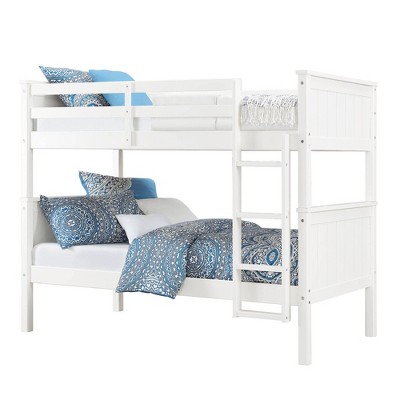 Twin Over Twin Irwin Bunk Bed White - Room & Joy