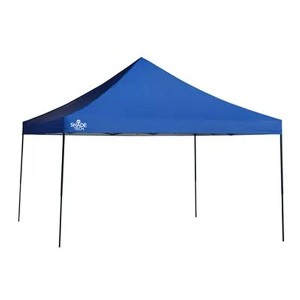 Quik Shade 10 by 10 Foot Shade Tech Foldable and Portable Single Push Instant Canopy with Central Hub for Outdoor Recreational Activities, Blue - 1 of 4
