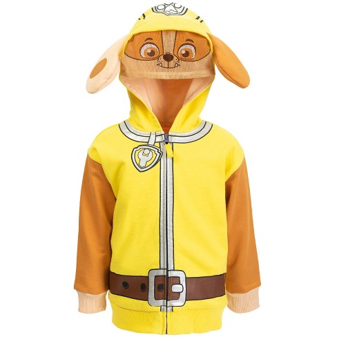 Hoodie Zip Boys Paw Little Fleece Up 7-8 Pullover Rubble : Target Patrol