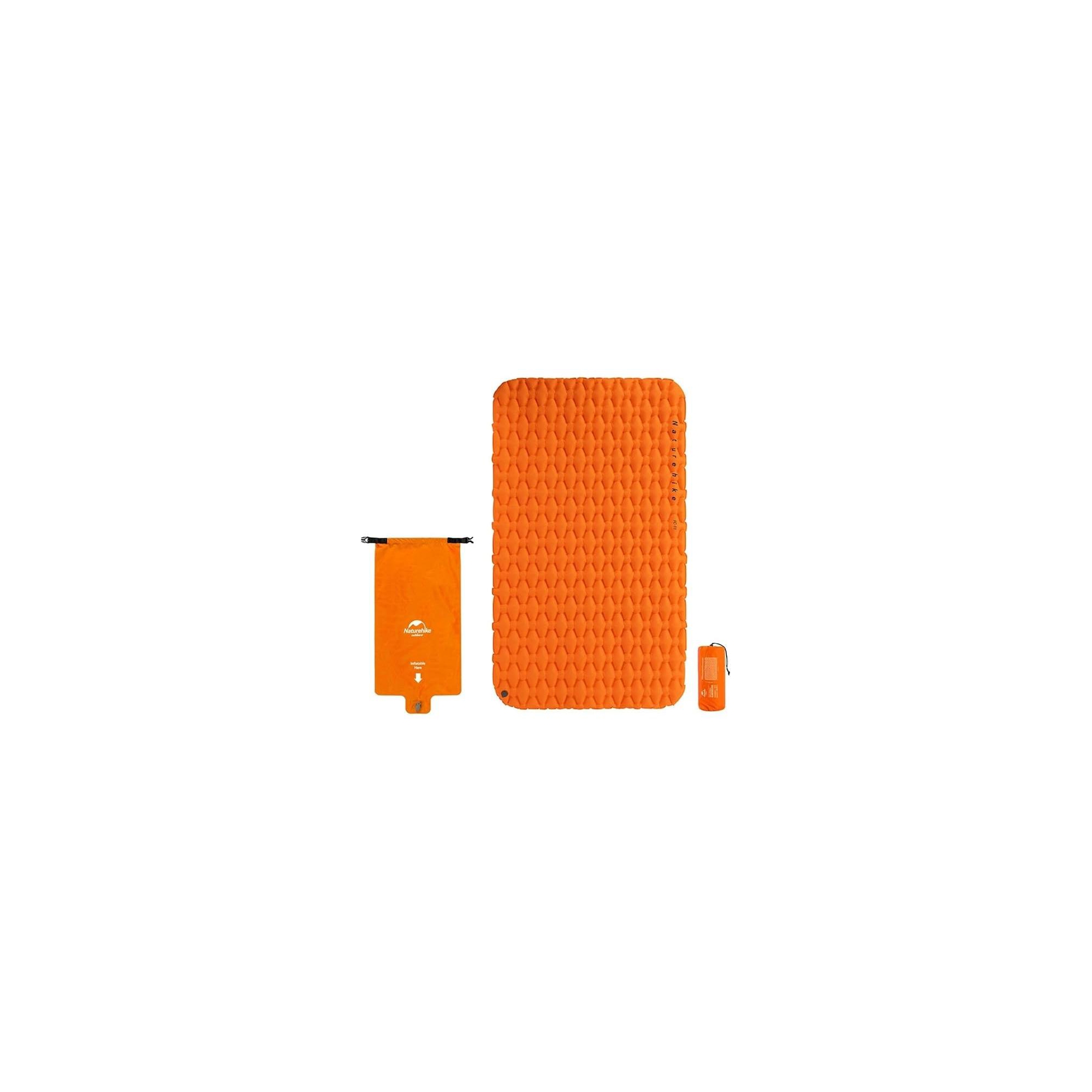 Naturehike Inflatable Double Camping Sleeping Pad,Ultralight Durable 2.55" Thickness Camping Mattress,Compact Air Mat for Hiking,Traveling,Outdoor