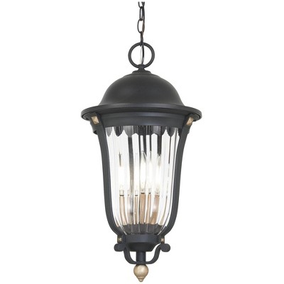 Minka Lavery Peale Street 24 3/4"H Sand Coal and Vermeil Gold Outdoor Hanging Light